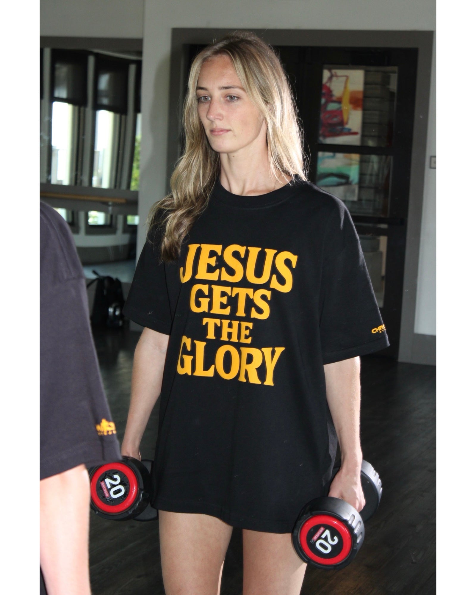 Image of Jesus Gets The Glory Tee Black (Made for the bold in Christ)